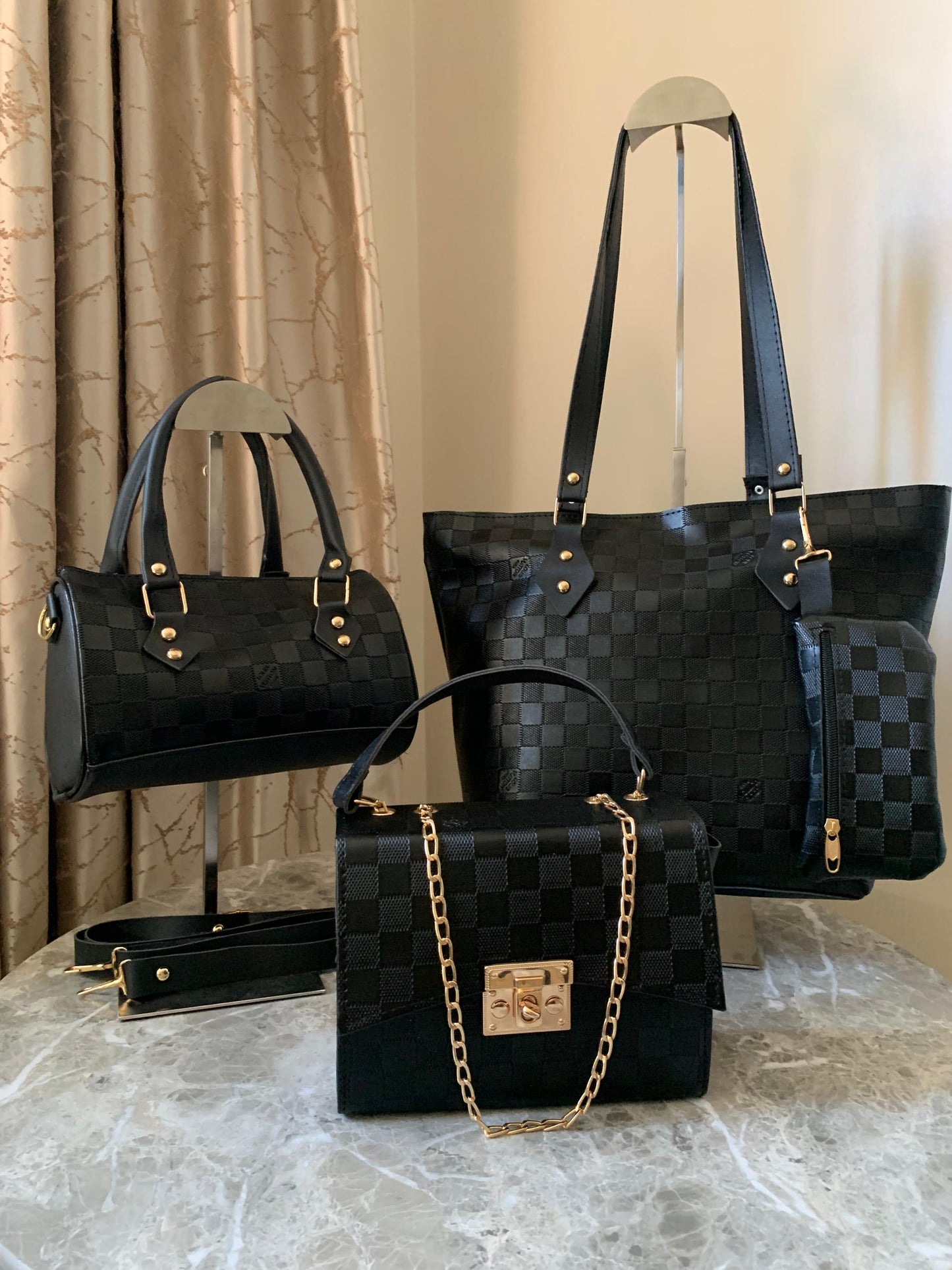 PACK SAC 4 PCS LV COLLECTION 2025 Black